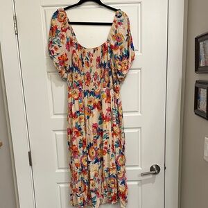 BaeVely Colorful Smocked Dress